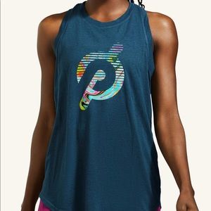 Peloton Blue Flow Racer Tank. NWT!
